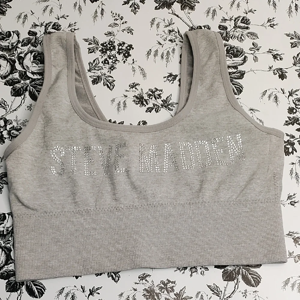 Steve Madden Gray Sports Bra Intimates - Picture 1 of 5